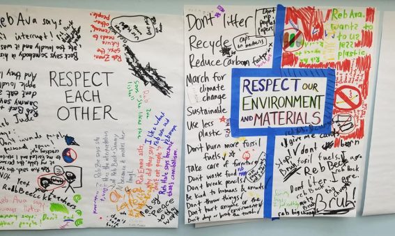 A picture of the Brooklyn Talmud, interpretations on left, and interpretations-of-interpretations on the right
