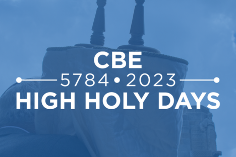 Spend the High Holy Days with CBE